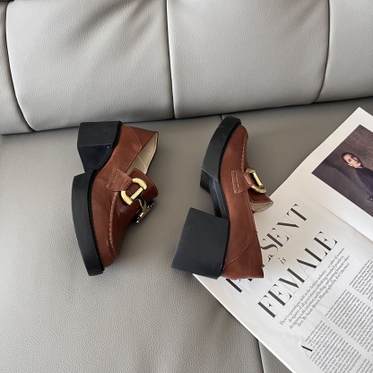 Loafers in Leather