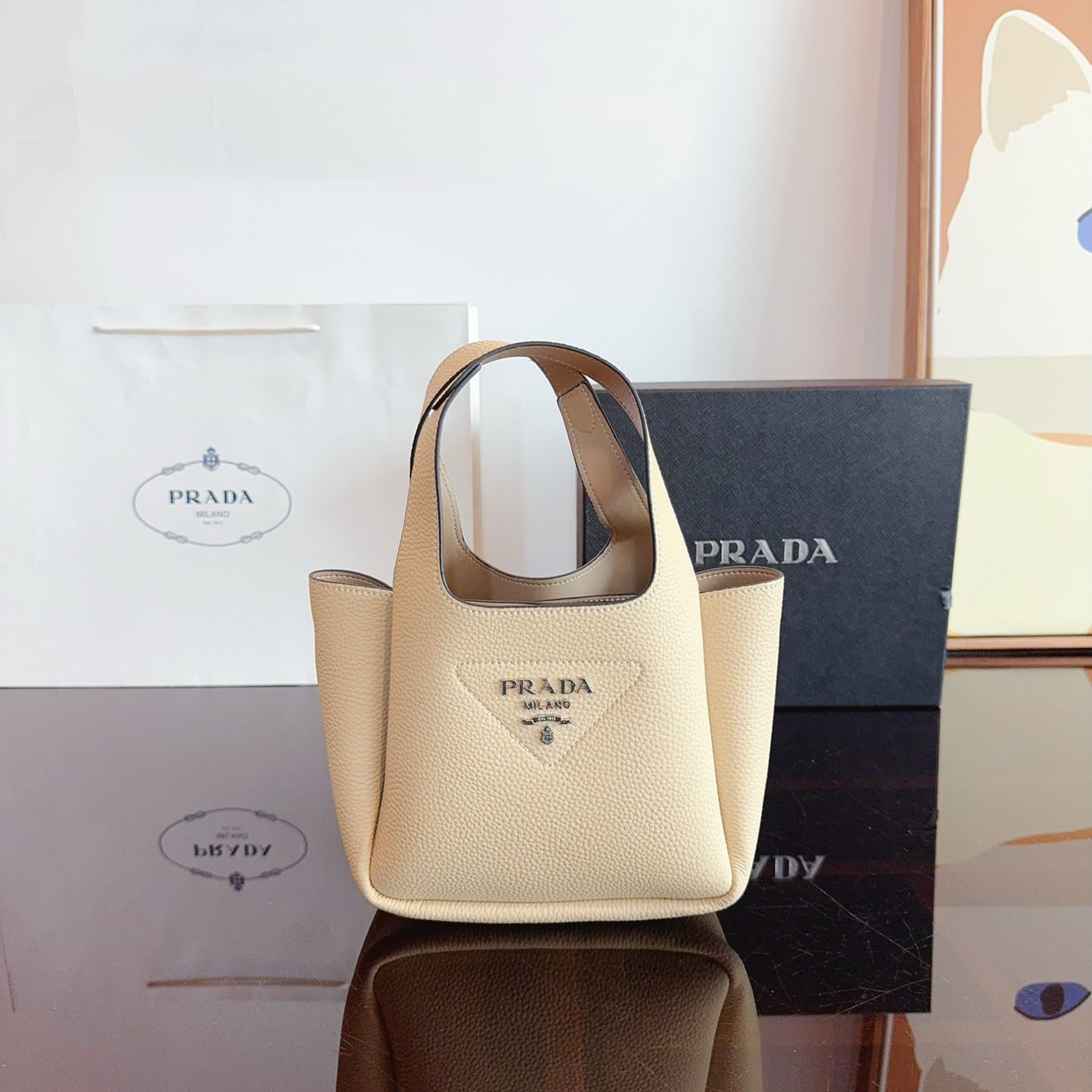 *Leather mini bag