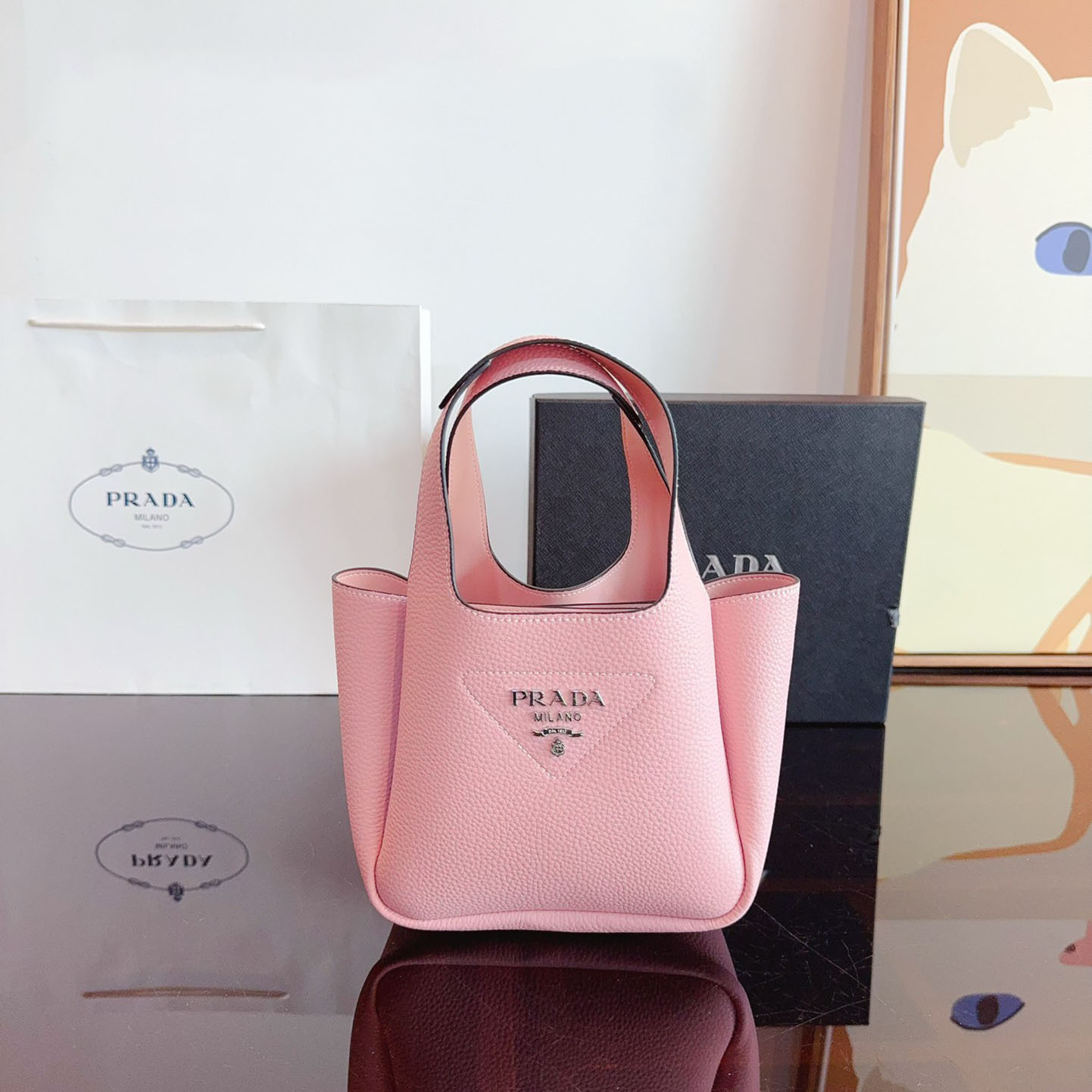 *Leather mini bag