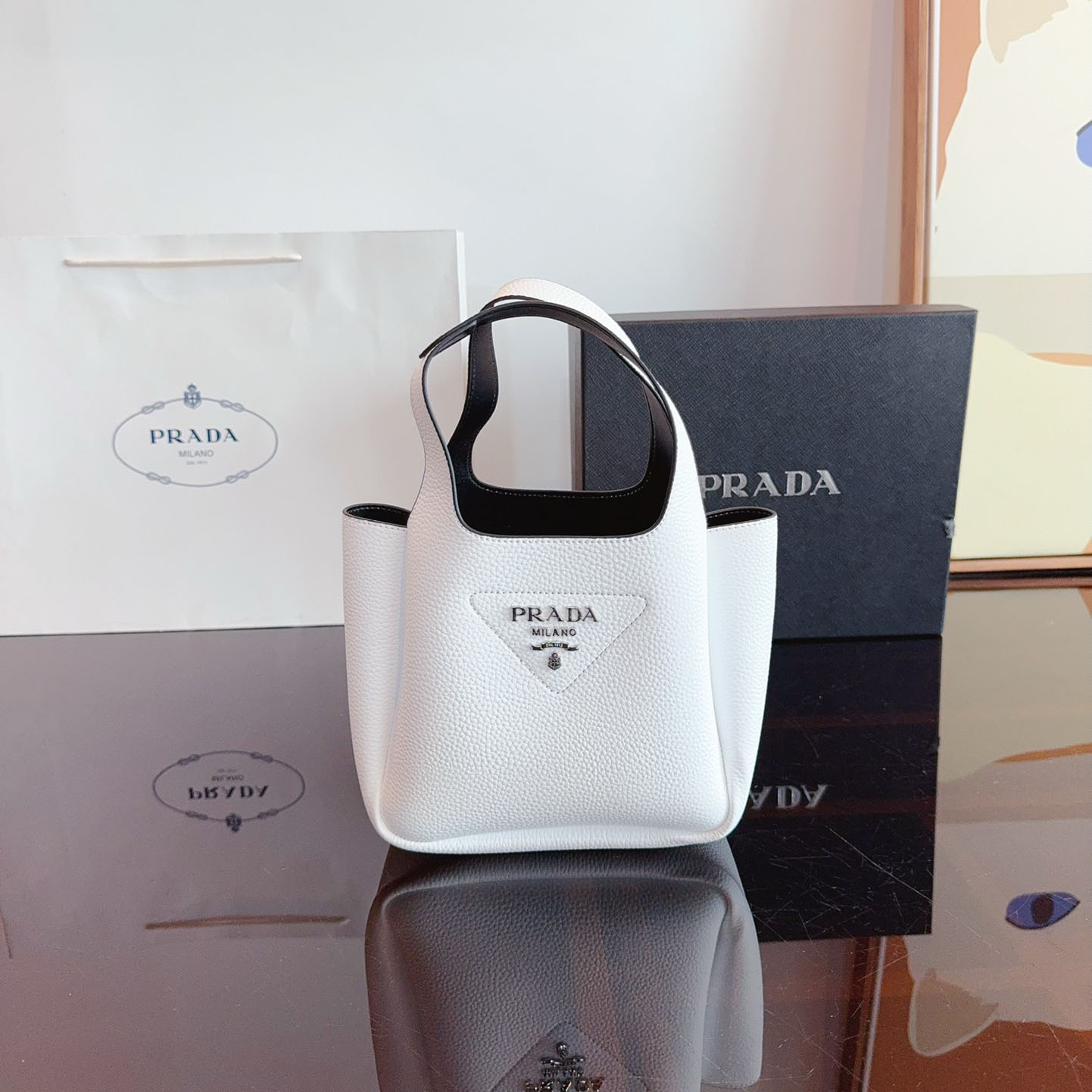 *Leather mini bag