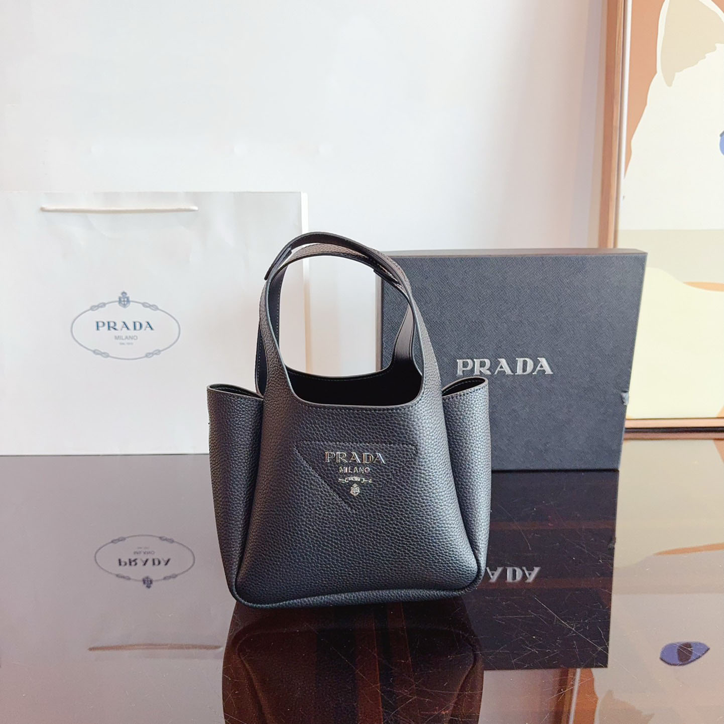 *Leather mini bag