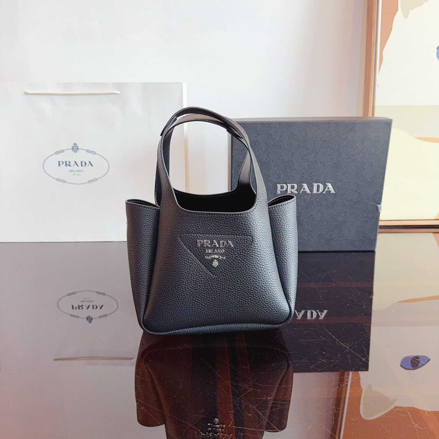 *Leather mini bag