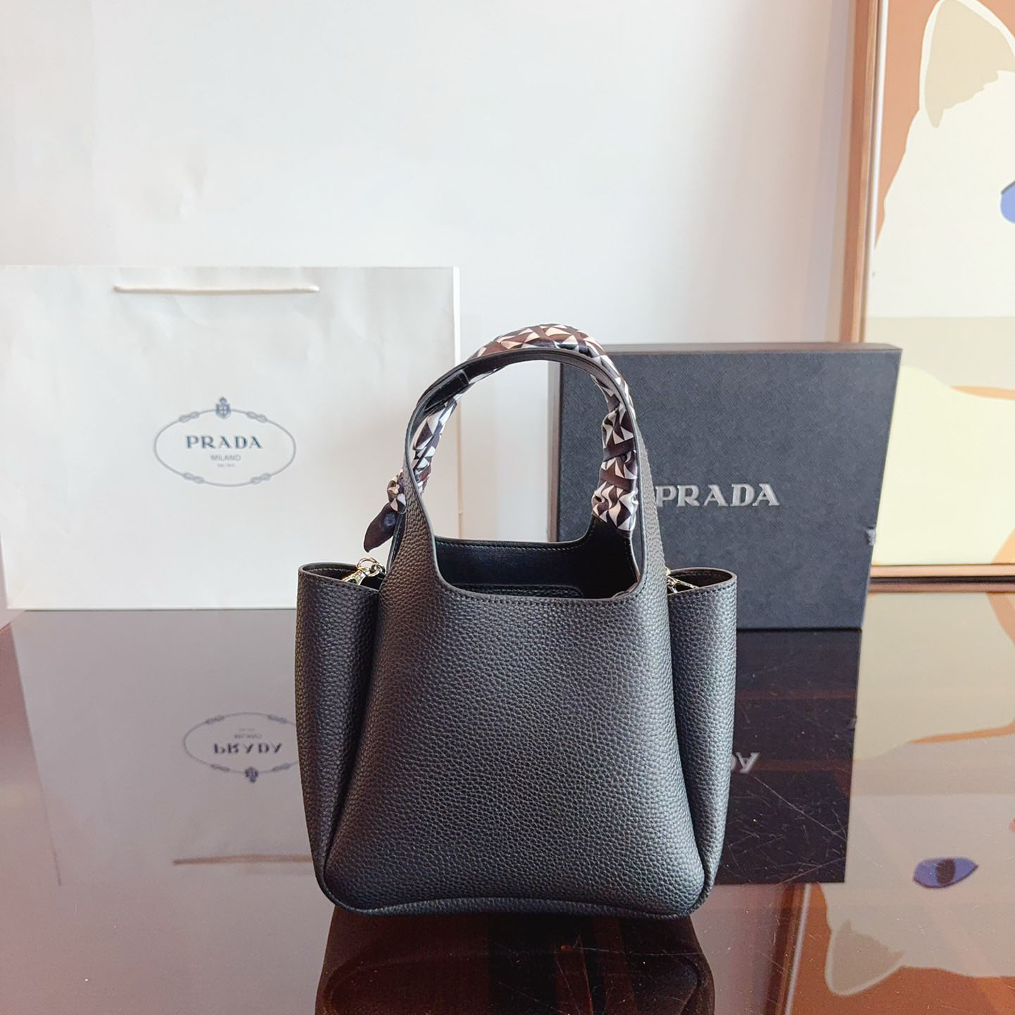 *Leather mini bag