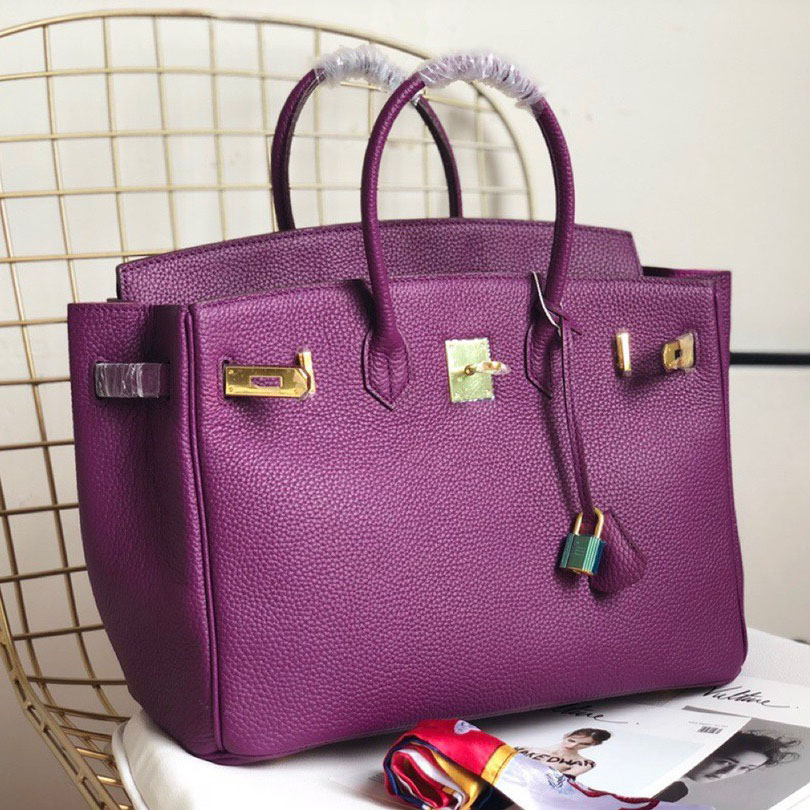 Herthtmes Togo Birkin 25/30/35 Dark Blue Bag