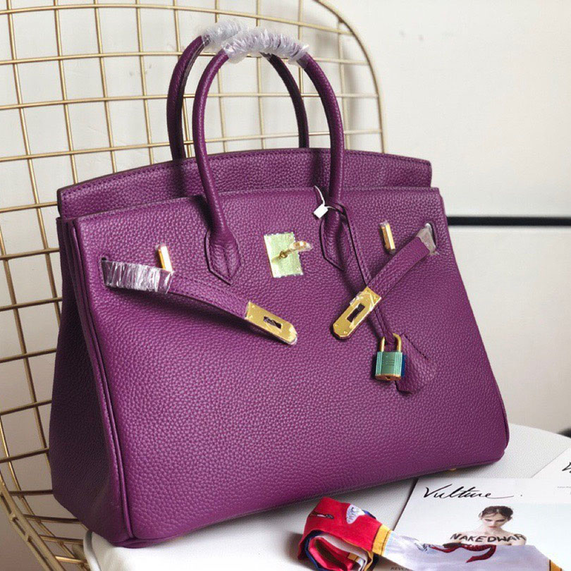 Herthtmes Togo Birkin 25/30/35 Dark Blue Bag