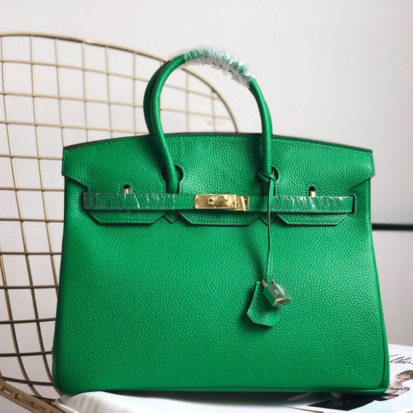 Herthtmes Togo Birkin 25/30/35 Green Bag