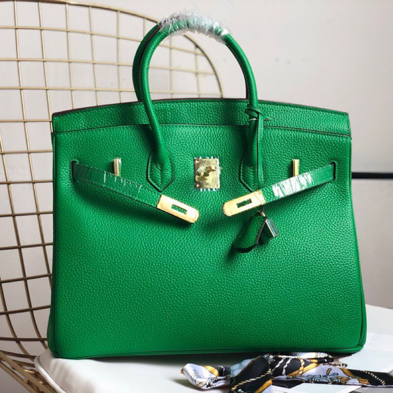 Herthtmes Togo Birkin 25/30/35 Green Bag