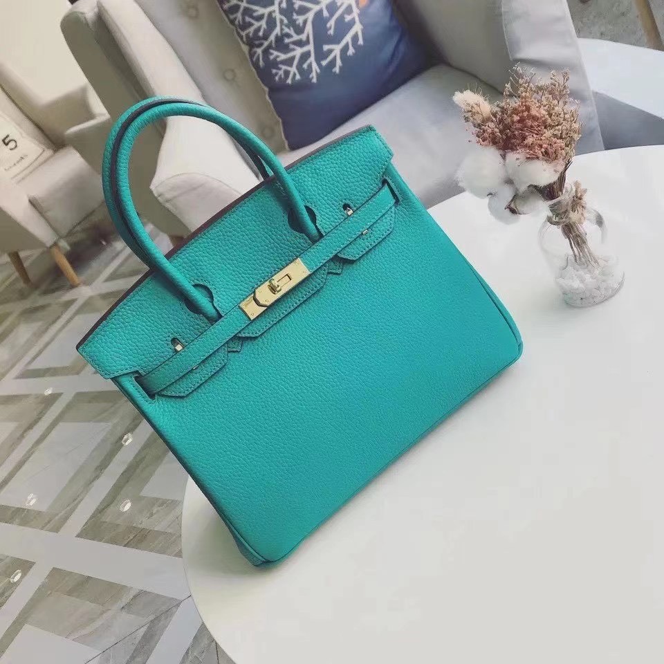 Herthtmes Togo Birkin 25/30/35 Ice Green Bag
