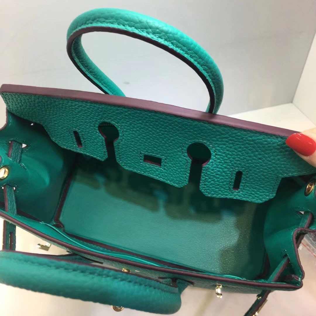 Herthtmes Togo Birkin 25/30/35 Ice Green Bag