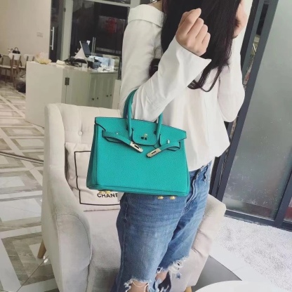 Herthtmes Togo Birkin 25/30/35 Ice Green Bag