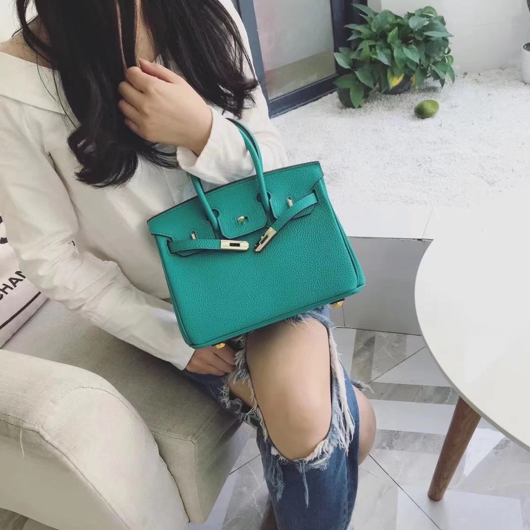Herthtmes Togo Birkin 25/30/35 Ice Green Bag