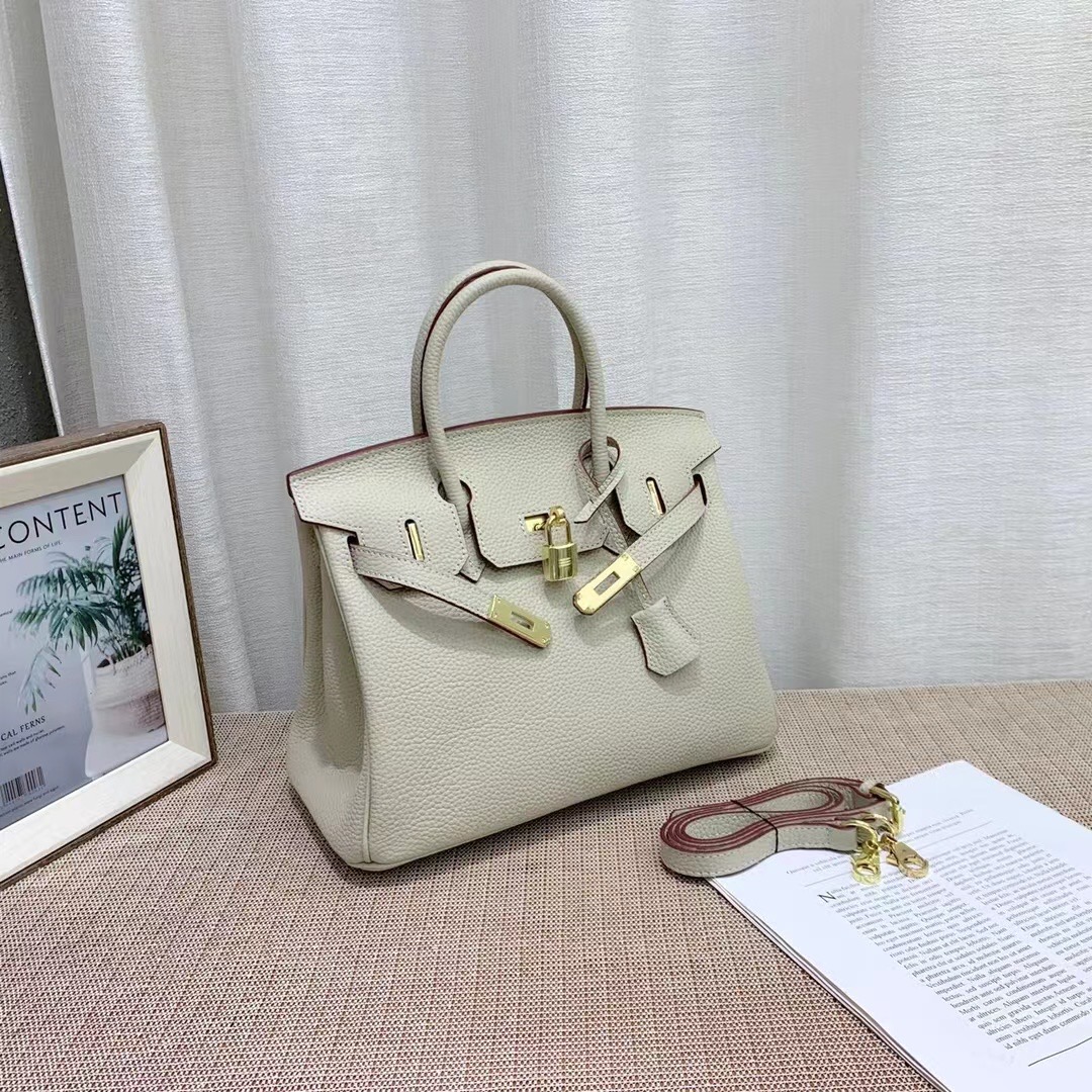 Herthtmes Togo Birkin 20/25/30/35 Bottle Grey Bag