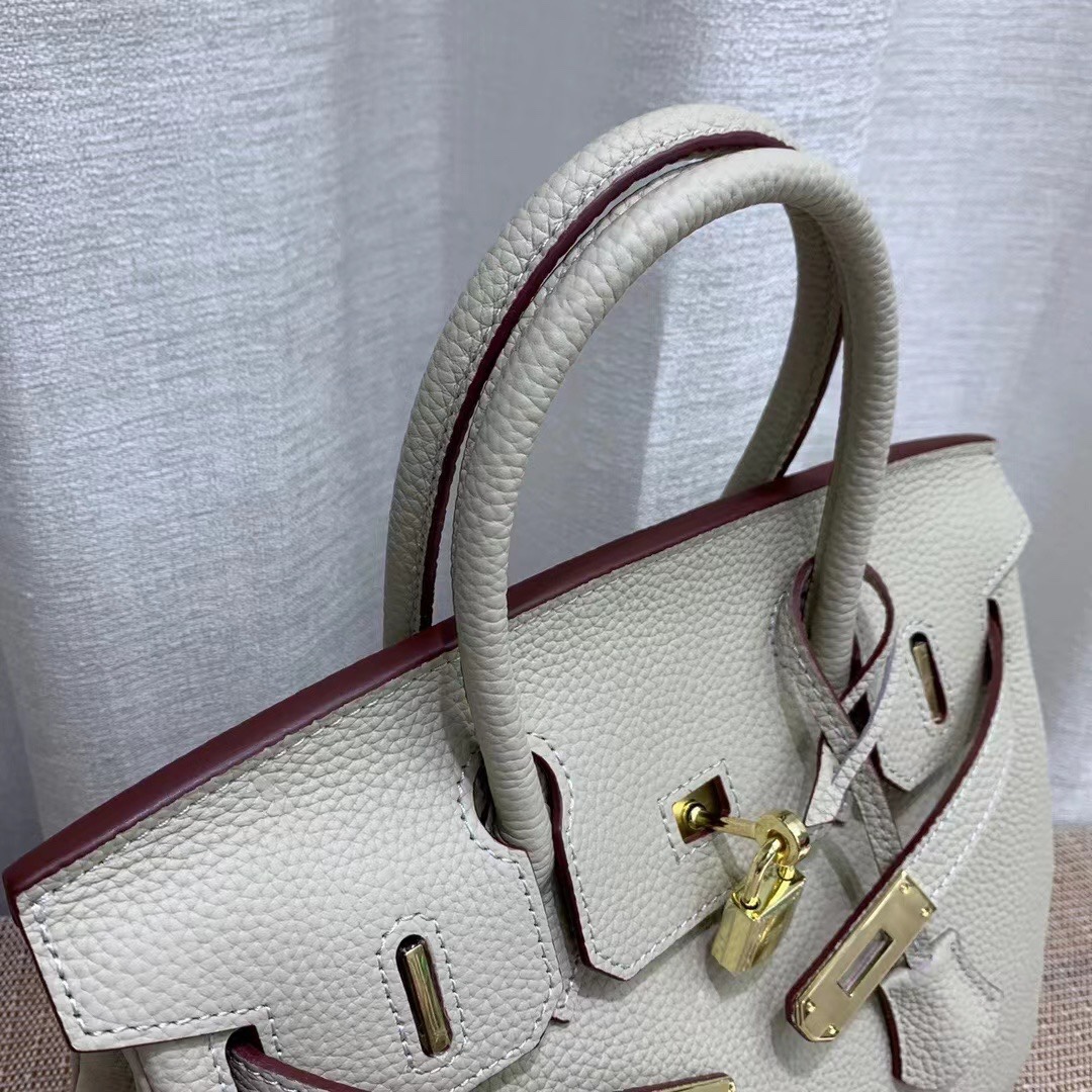 Herthtmes Togo Birkin 20/25/30/35 Bottle Grey Bag