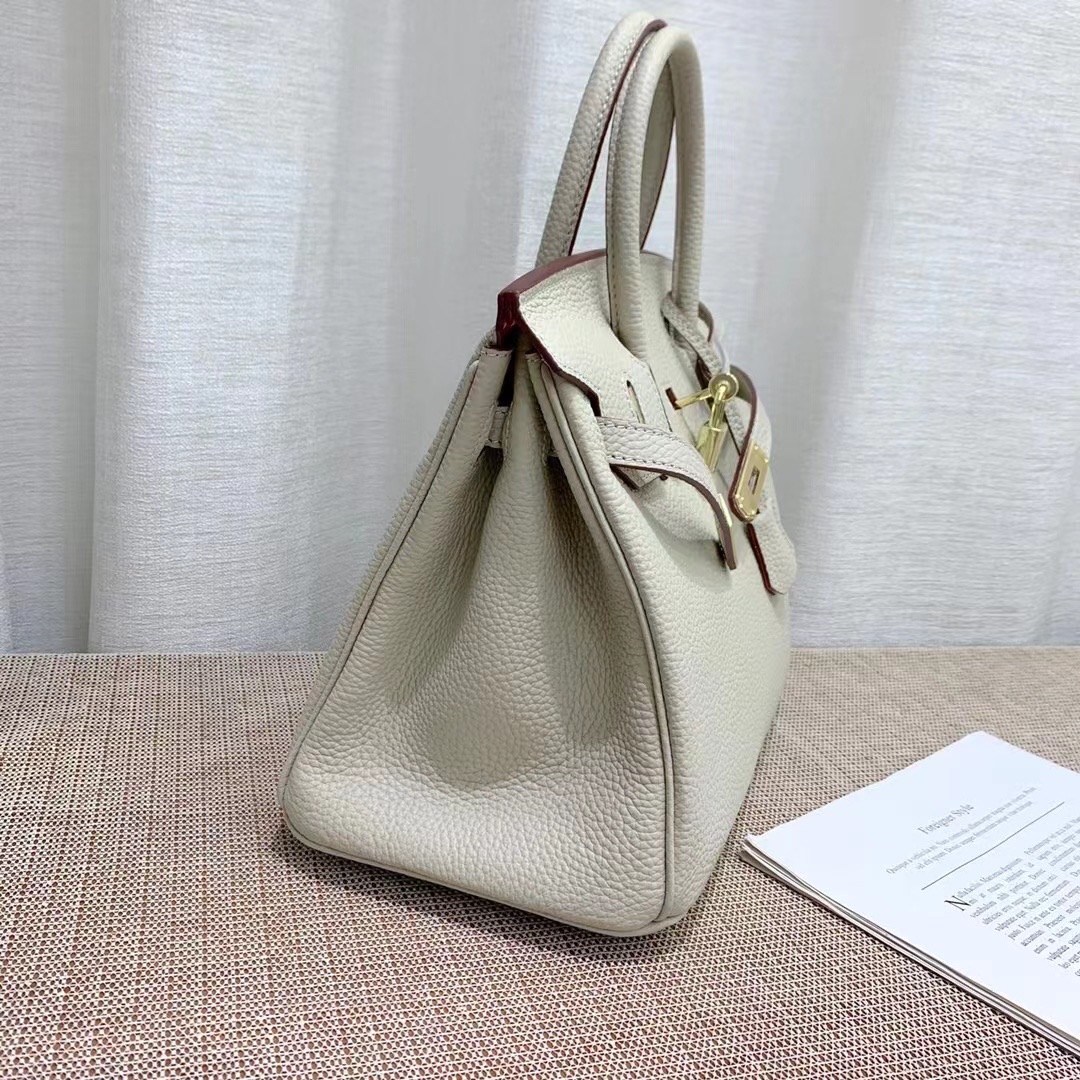 Herthtmes Togo Birkin 20/25/30/35 Bottle Grey Bag
