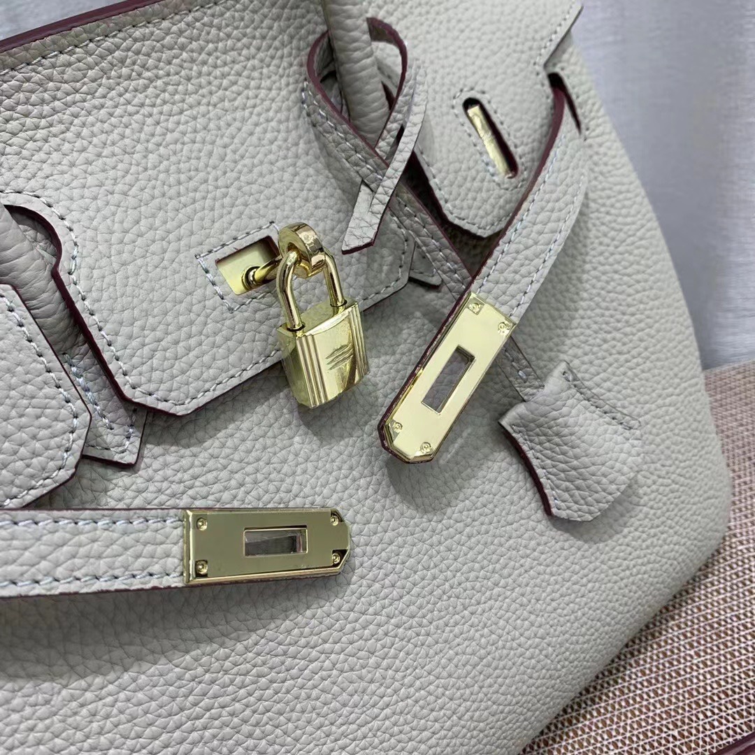 Herthtmes Togo Birkin 20/25/30/35 Bottle Grey Bag