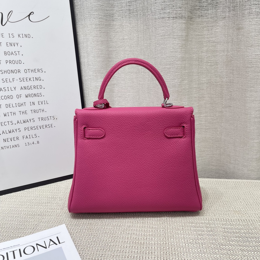 Herthtmes Togo Birkin 20/25 Bottle Red Bag