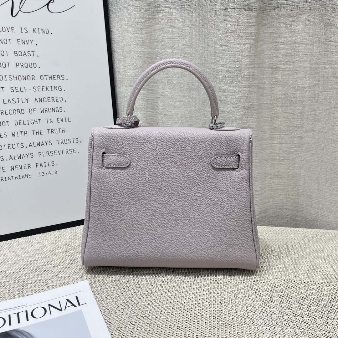 Herthtmes Togo Birkin 20/25 Bottle Light Purple Bag