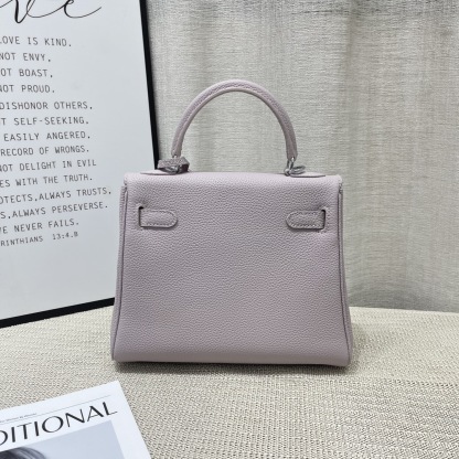 Herthtmes Togo Birkin 20/25 Bottle Light Purple Bag