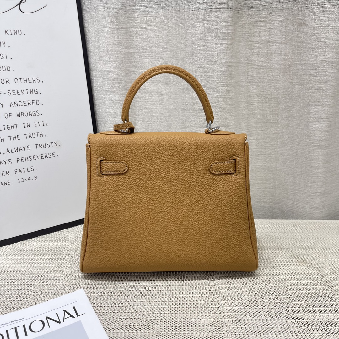 Herthtmes Togo Birkin 20/25 Bottle Brown Bag