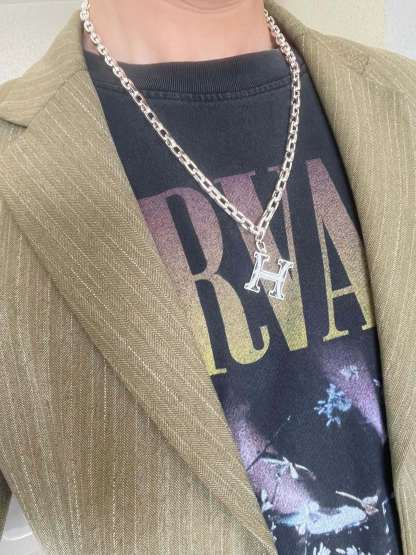 Inspired Elegance — Signature “H” Pendant Necklace