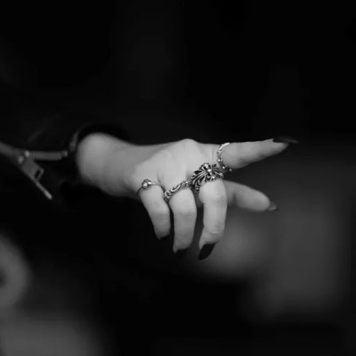 DOUBLE FLORAL RING