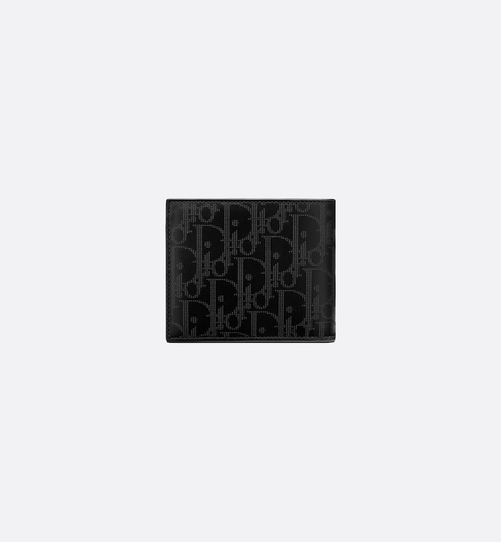 Bifold Wallet  Black Oblique Galaxy Leather