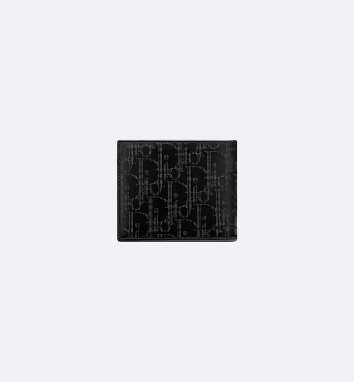 Bifold Wallet  Black Oblique Galaxy Leather