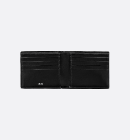 Bifold Wallet  Black Oblique Galaxy Leather
