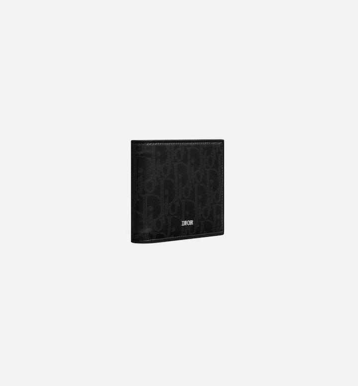 Bifold Wallet  Black Oblique Galaxy Leather