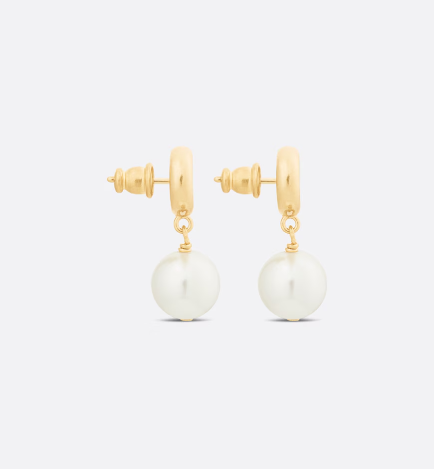 CD Navy Earrings