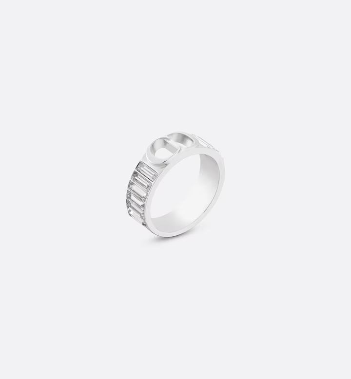 Crystals and CD Icon Ring