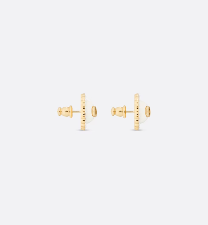 Petit CD Baroque Stud Earrings