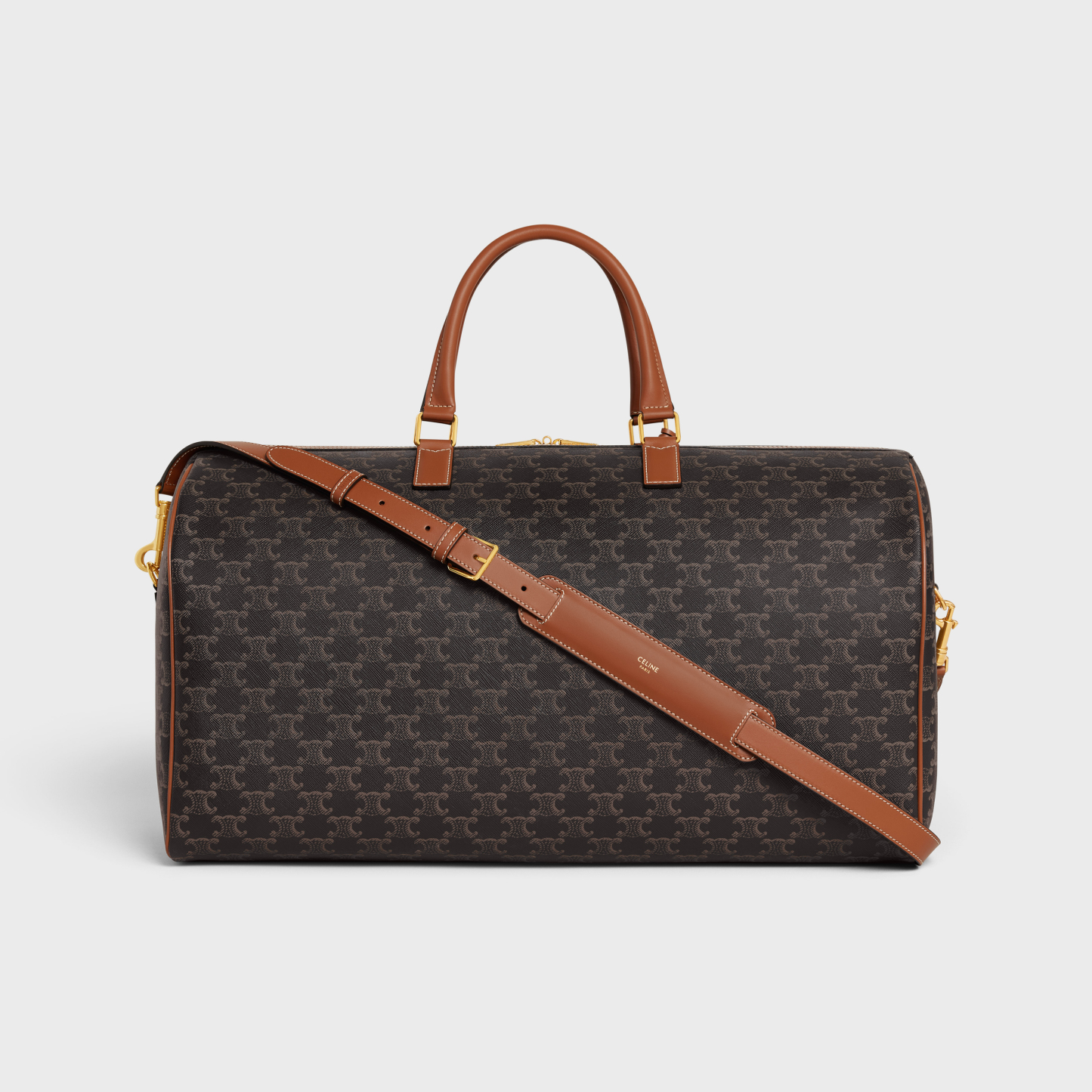 Large Voyage bag in Triomphe Canvas with Print