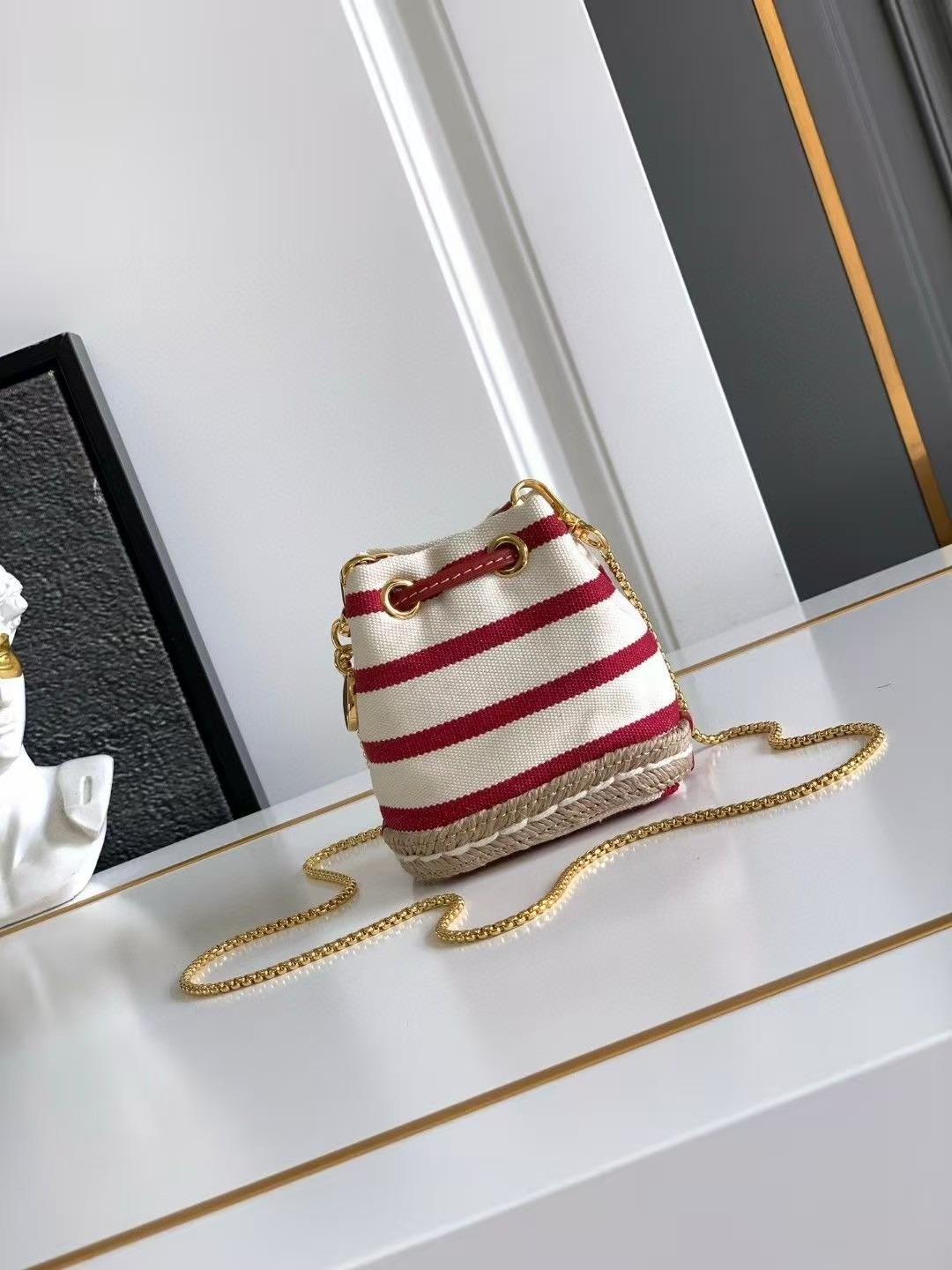Prada striped small bag