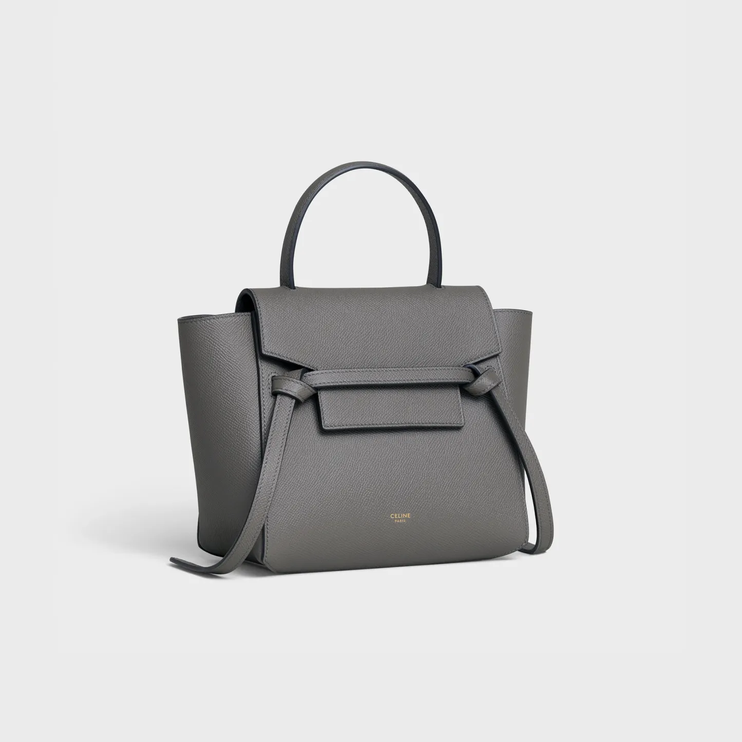 Nano Belt bag in grained calfskin