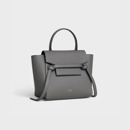 Nano Belt bag in grained calfskin
