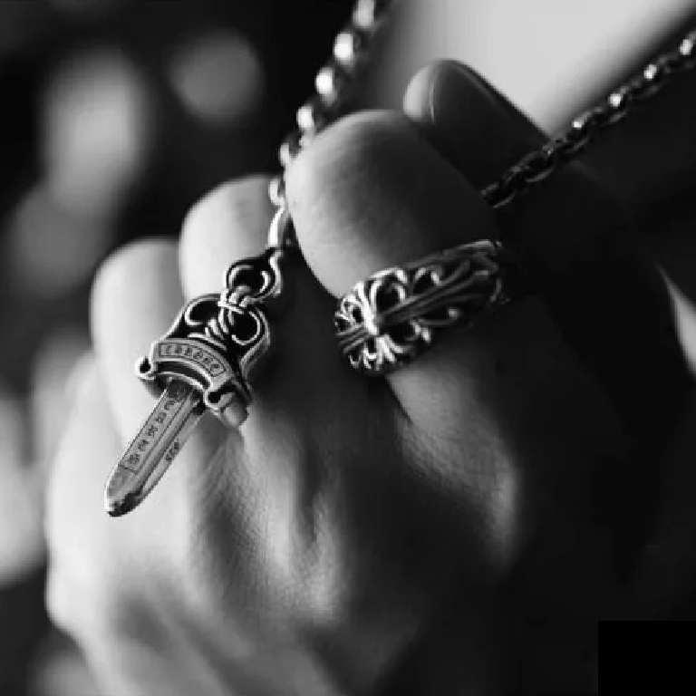 FLORAL CROSS RING