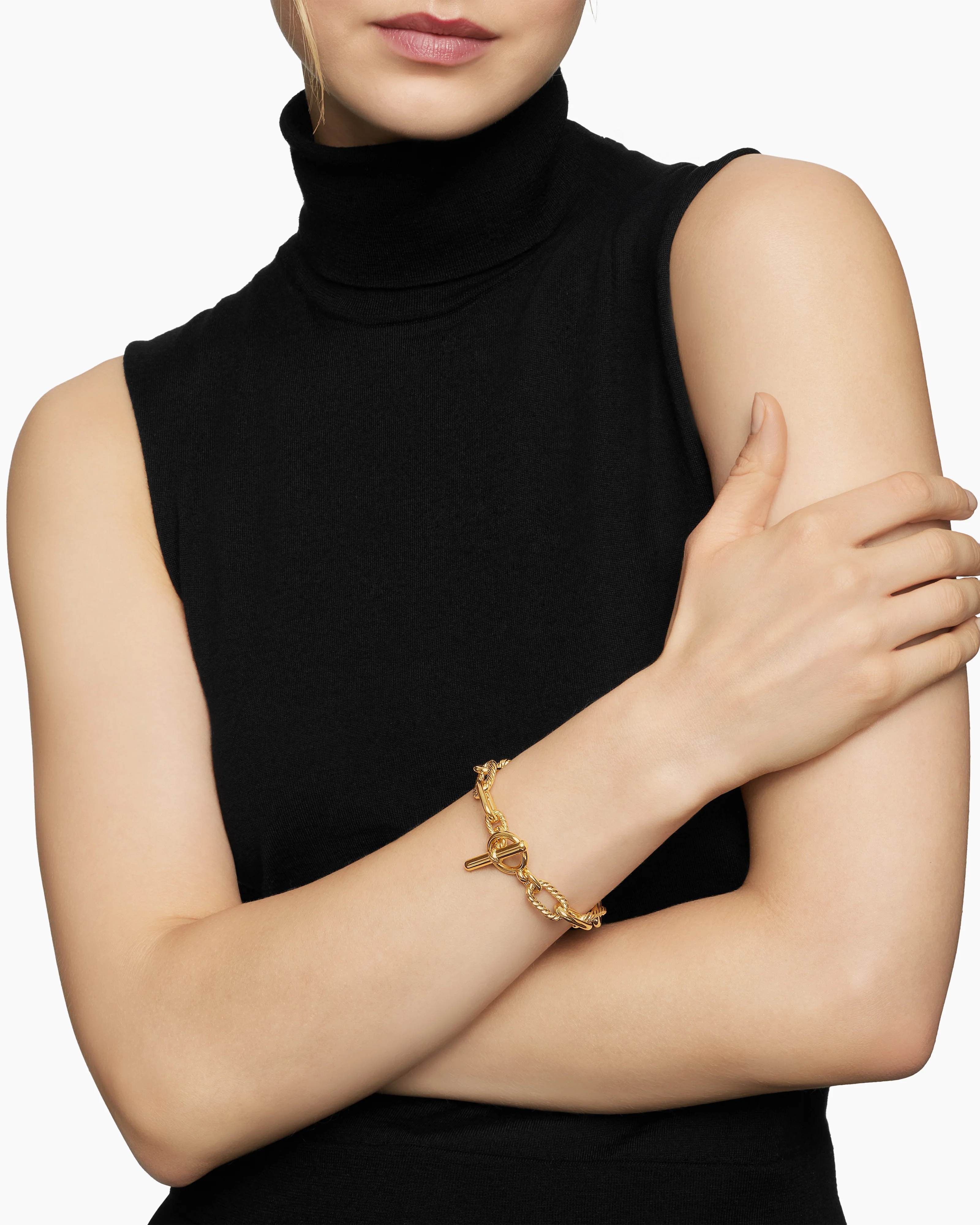 DY Madison® Toggle Chain Bracelet 18K Yellow Gold
