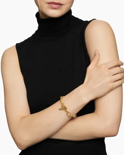 DY Madison® Toggle Chain Bracelet 18K Yellow Gold