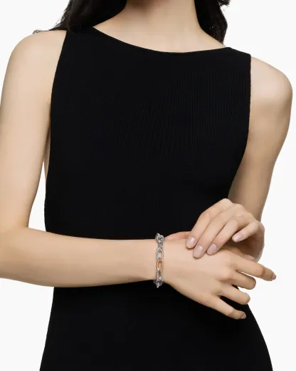 DY Madison® Chain Bracelet Sterling Silver with 18K Rose Gold