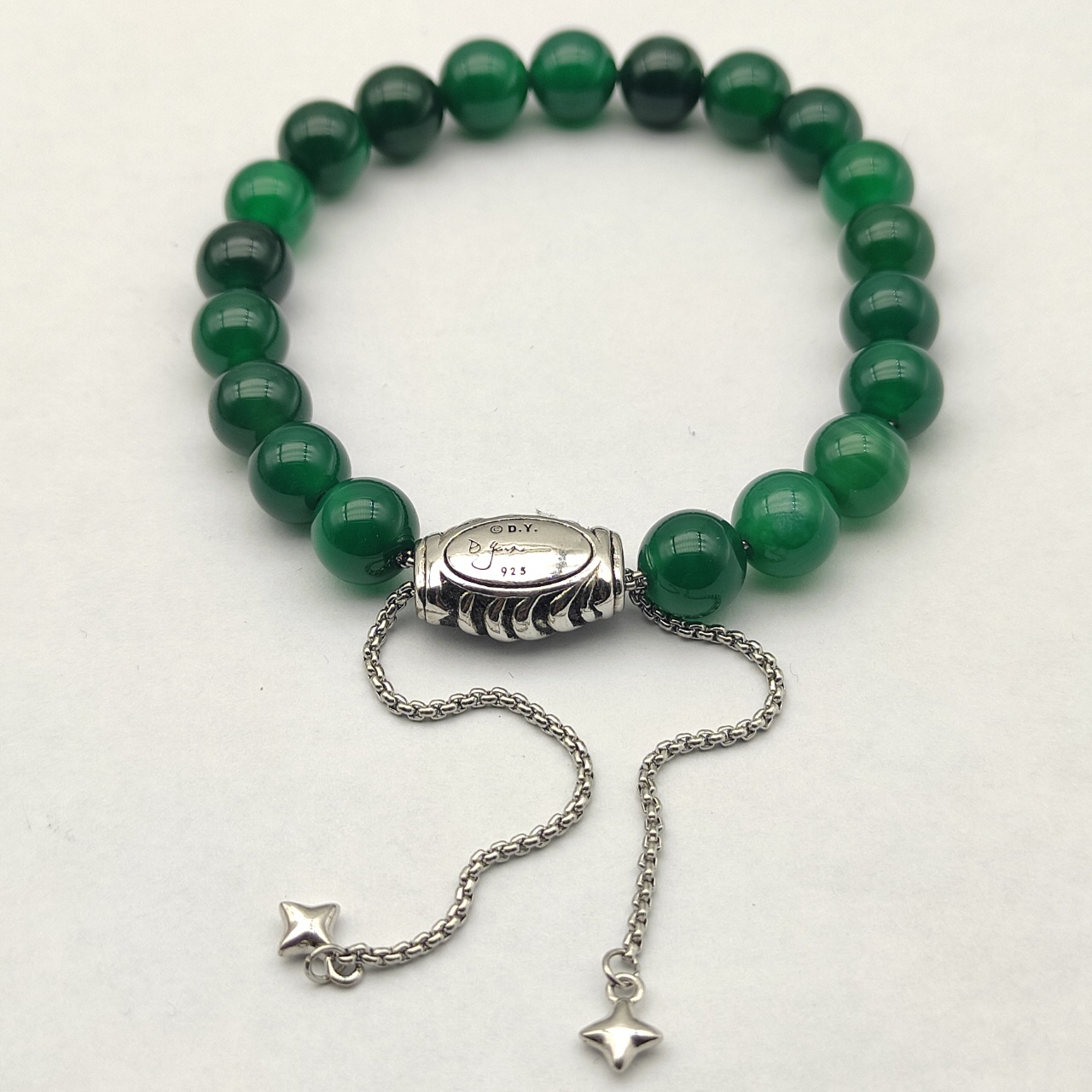 8MM Stretch Rock Crystal Bracelet