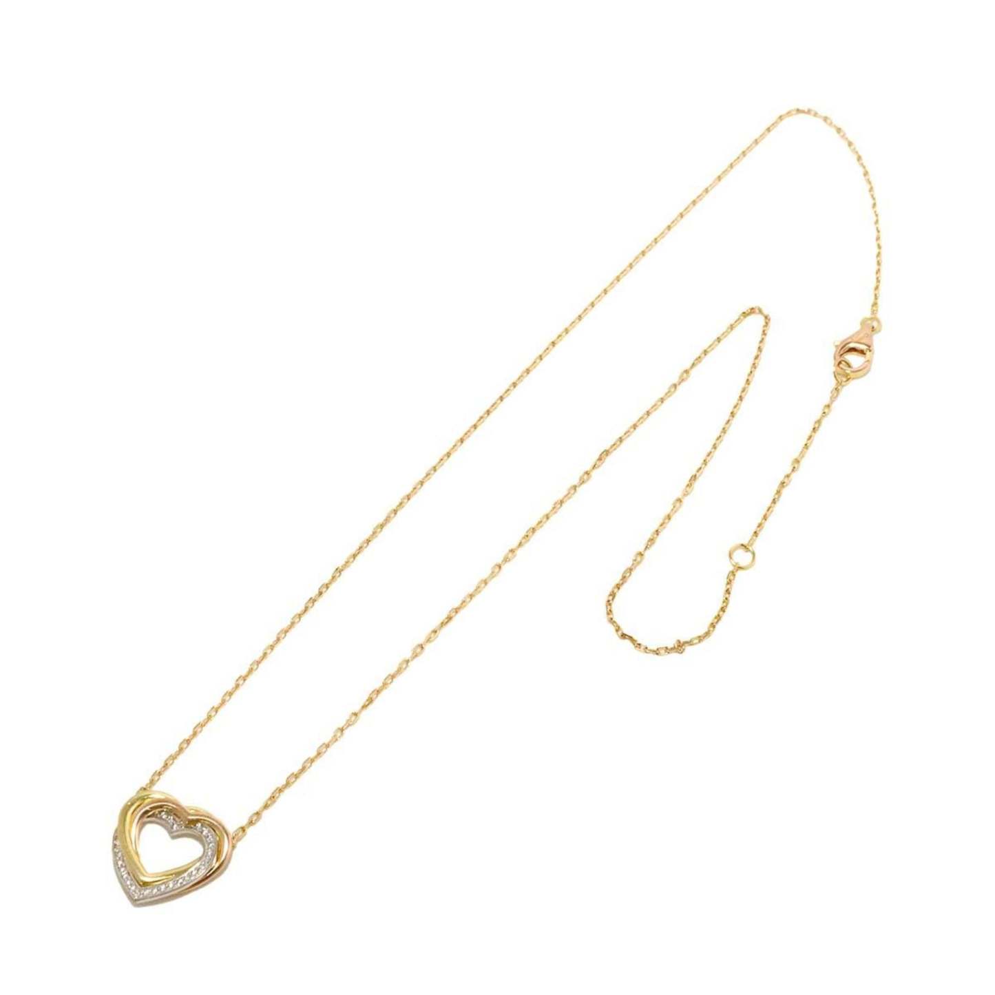 Trinity Heart Diamond Necklace