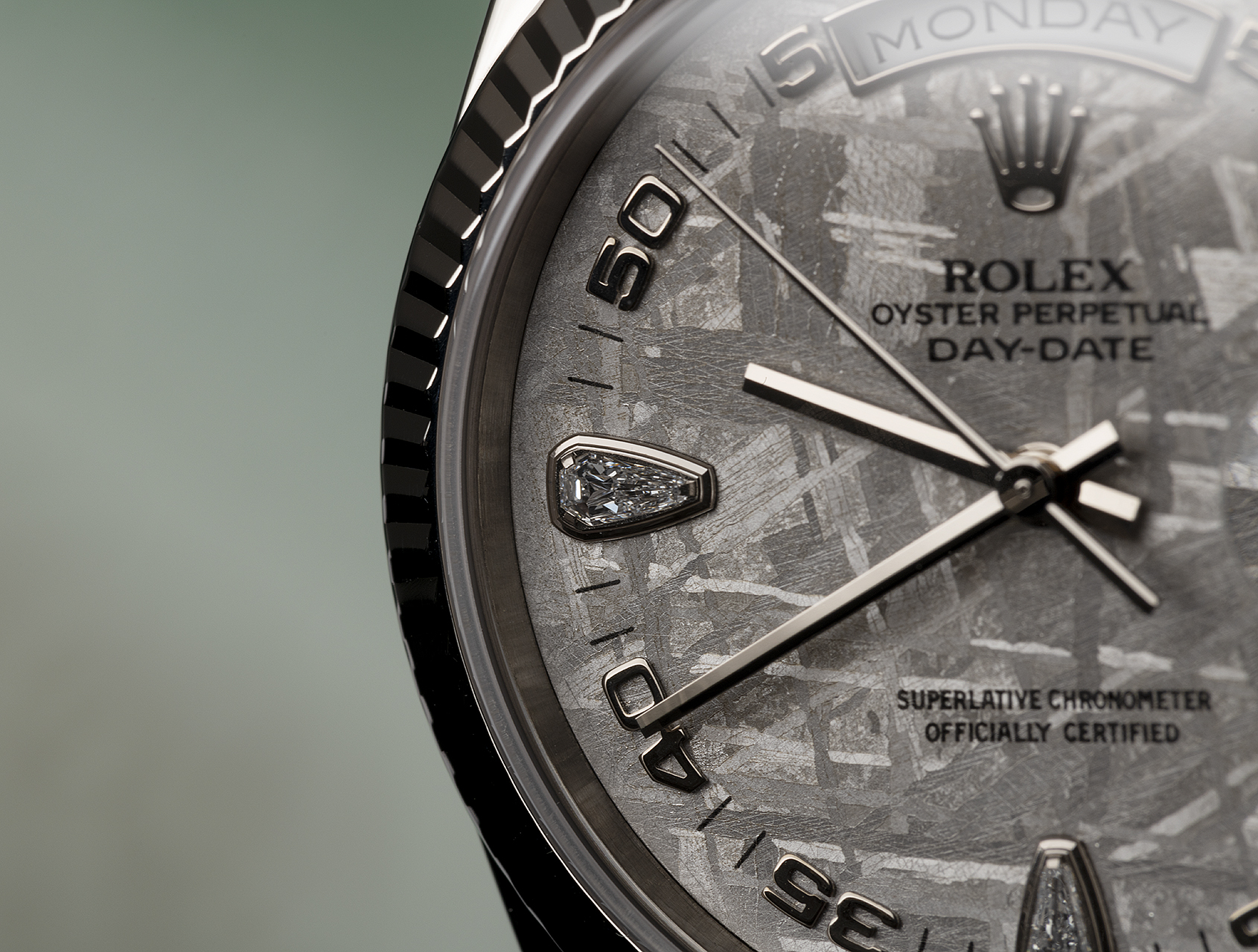 Day-Date Meteorite 118239 - White Gold President