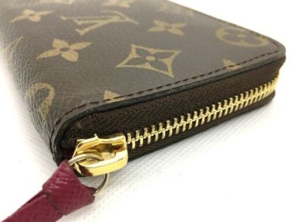 Monogram Canvas Clemence Wallet M60742 Fuchsia