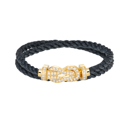 CHANCE INFINIE BRACELET 18K YELLOW GOLD AND DIAMONDS LARGE MODEL