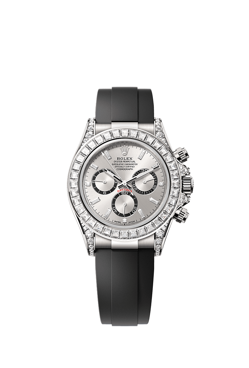 Cosmograph Daytona  Oyster, 40 mm, white gold and diamonds  Reference 126539TBR