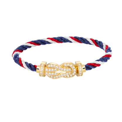CHANCE INFINIE BRACELET 18K YELLOW GOLD AND DIAMONDS LARGE MODEL