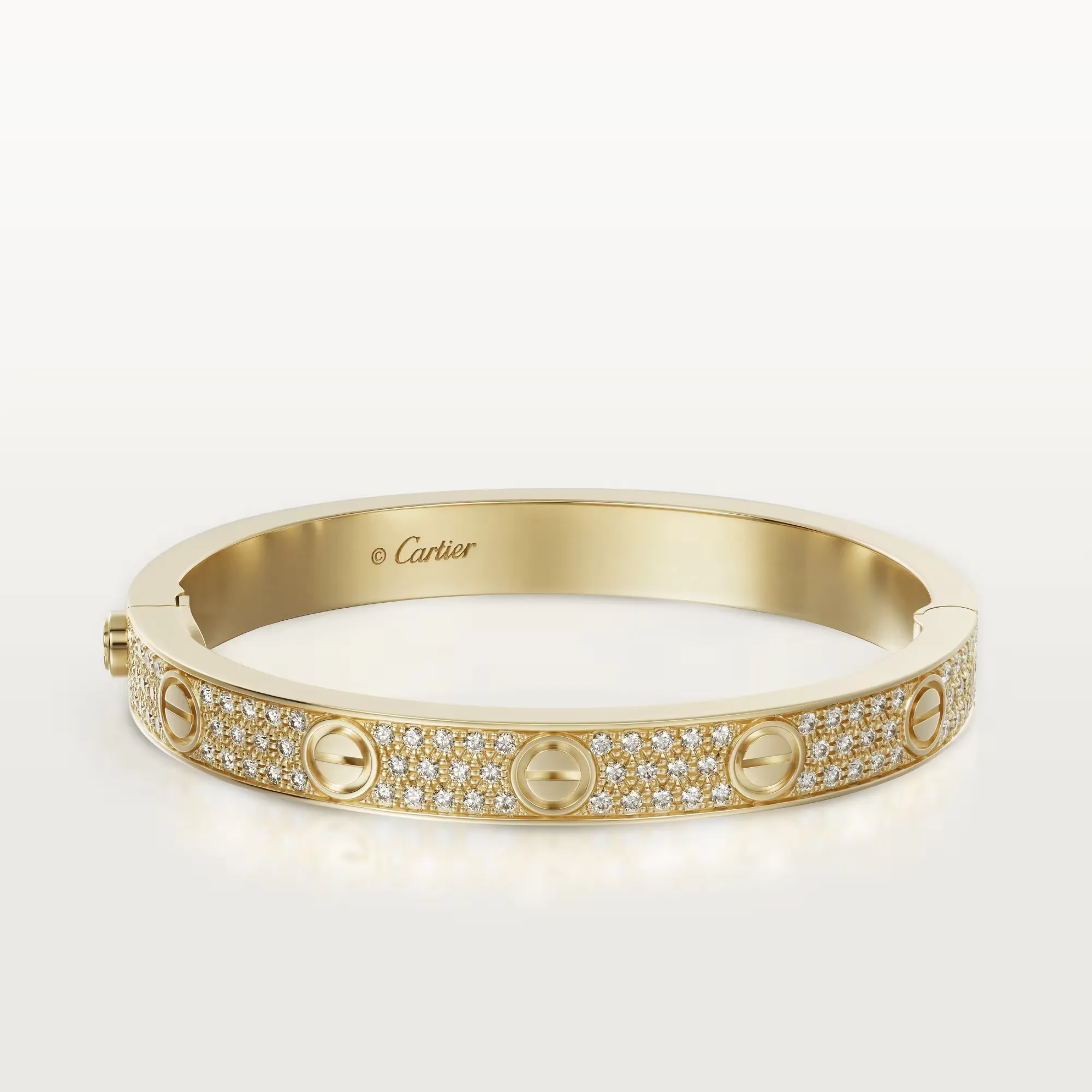 3‑Piece Carthttier Stack – Panthère de Cathtrtier Watch, Love Bracelet & Juste un Clou bracelet