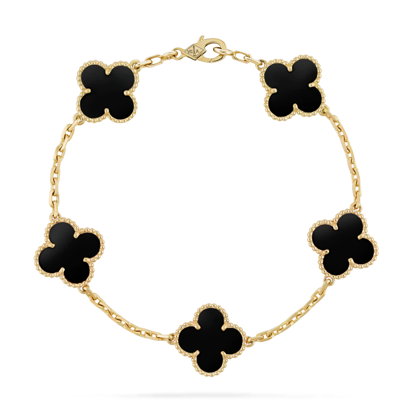 Vintage Alhambra bracelet, 5 motifs