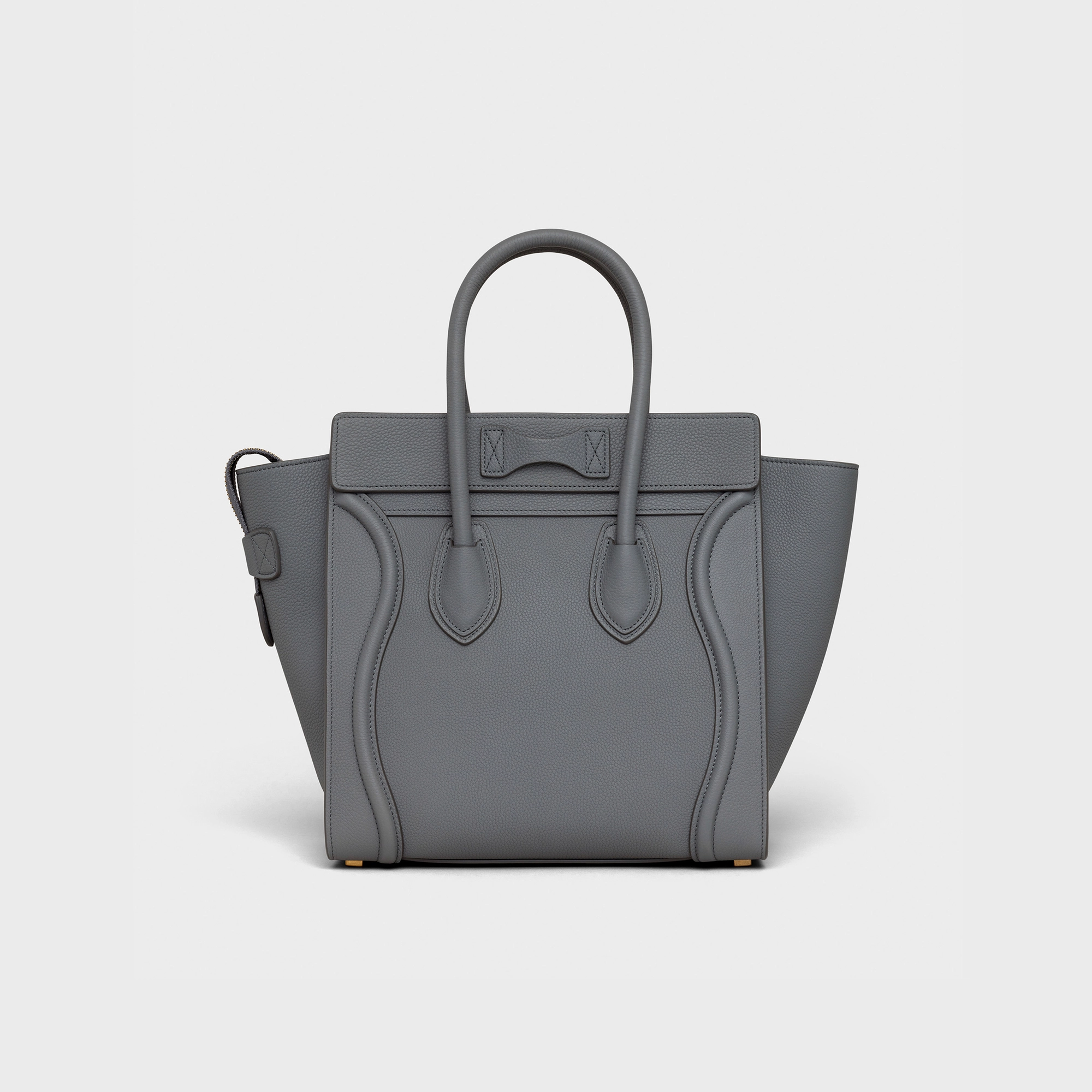 Micro Luggage handbag in baby drummed calfskin